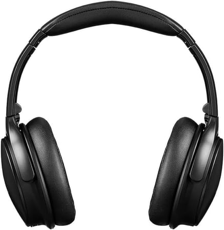 QuietPlus 71 ANC Gürültü Engelleme 30 Saat Oynatma Süresi Rahat ve Ayarlanabilir Bluetooth Kulak Üstü Kulaklık Siyah
