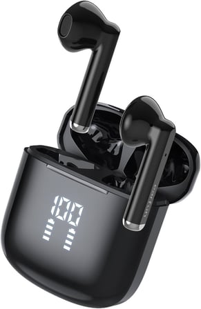 Air Lite TW204 Siyah 4 Mikrofonlu ENC TWS IPX7 su geçirmezlik Bluetooth Gerçek Kablosuz Kulak
