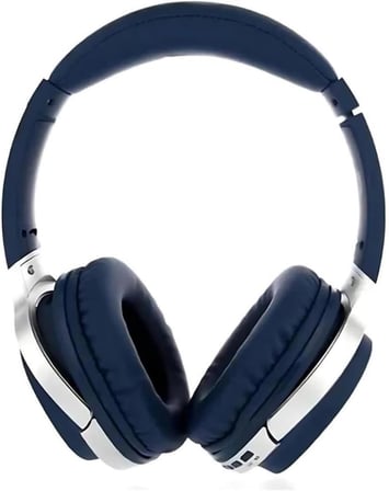 20W Süper Bass Csr Çip 200 Saat Bekleme Süreli 5.0 Kulak Üstü Bluetooth Kulaklık Mavi Blt-20