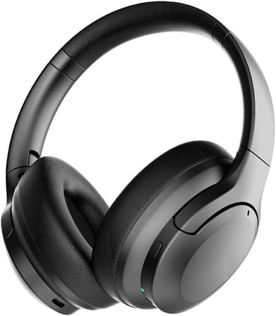 ANC Özellikli Bluetooth Kulaklık LP-HD002 Aktif Gürültü Önleyici Kulak Üstü Kulaklık Siyah