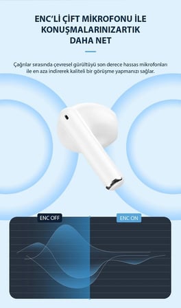 Moonstar Bluetooth Kulaklık – Net Ses Deneyimi ENC