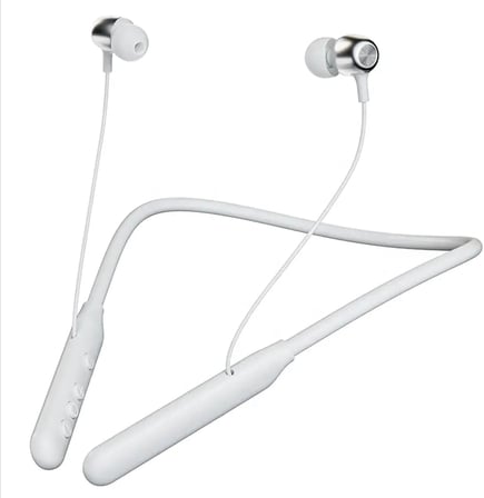 Turco 600 Saat Boyundan Askılı Bluetooth Kulaklık – Konforlu & Çift Mikrofonlu (Beyaz)