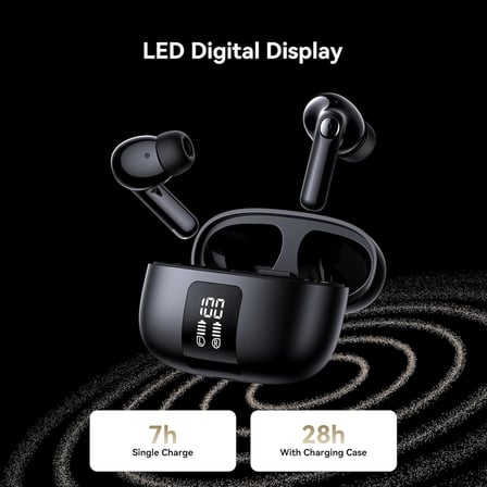 JR-FN3 Orijinal ANC & ENC Gürültü Önleyici Kablosuz Kulaklıklar, Açık Bluetooth 5.4 Kulaklıklar, 13 mm Sürücü, Net ENC Bağlantıları, Çalma Süresi 35 Saat