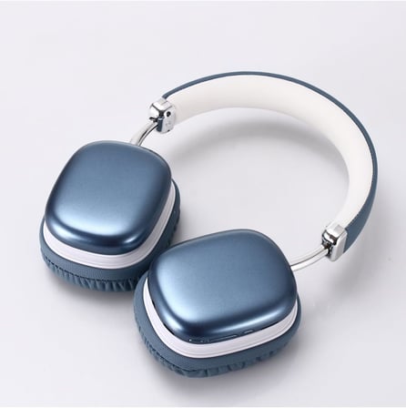 Kablosuz Stereo Kulak Üstü Kulaklık Bluetooth 5.3 iOS ve Android HD Ses Extra Bass MT964 Mavi ile uyumlu