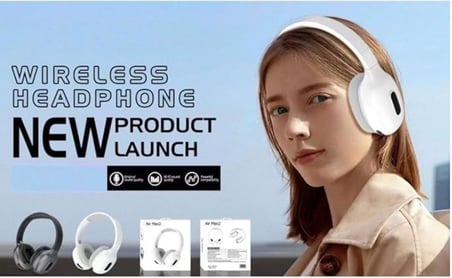 Beluga Kulak Üstü Bluetooth Kulaklık – Kablosuz ve Net Ses (Beyaz)
