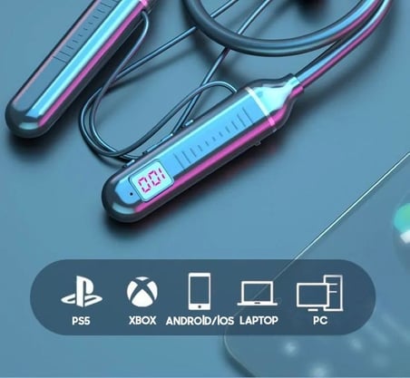 Boyundan Askılı Bluetooth Kulaklık – Spor ve Günlük Kullanım - Uzun Pil Ömrü 130 Saat