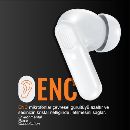 Jüpiter Bluetooth Kulaklık – 5.4 ENC Teknolojili - Stabil Bağlantı