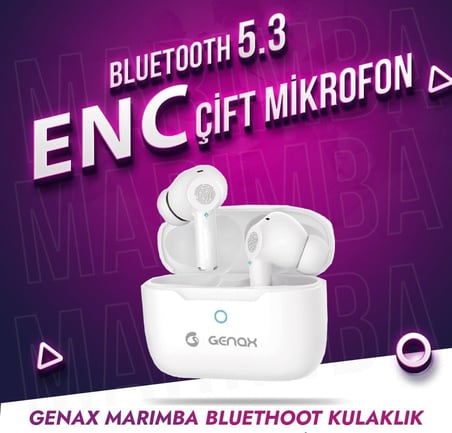 Pro Model Bluetooth Kulaklık Çift Mikrofon Net Ses Gürültü azaltma