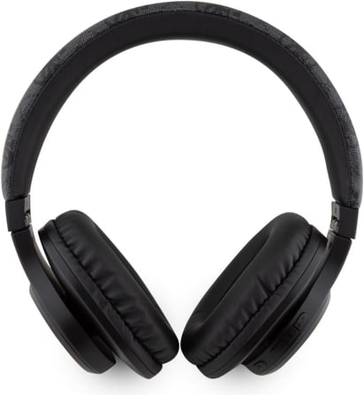 Guess Tone on Tone Script Bluetooth kulaklık kulaklık siyah ve gri