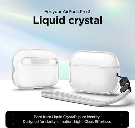 AirPods Pro 3 ile Uyumlu Kılıf Liquid Crystal Clear - ACS10019