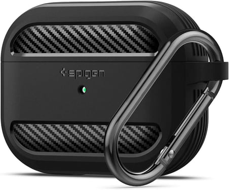 AirPods Pro 1 ile Uyumlu Kılıf Rugged Armor Matte Black - ASD00540