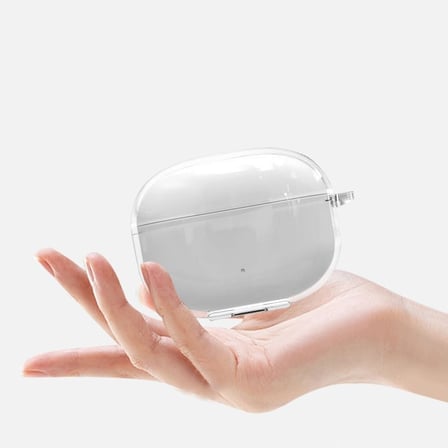 Huawei FreeBuds SE 4 için Şeffaf Kulaklık Kılıfı 360° Kasa Koruyucu TPU Kılıf Darbeye Çizilmeye ve Sararmaya Karşı Dirençli Freebuds se 4 Kılıfı Taşıma Askılı Freebuds SE4 Koruma (Şeffaf)