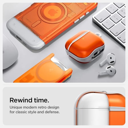 AirPods 5/4 ile Uyumlu Kılıf Classic C1 Tangerine - ACS08647