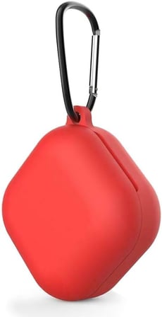 Samsung Buds Pro - Buds2-2 Pro - live - fe - fe2 - core Kulaklık Kılıf Askılı Mat Silikon (kırmızı)