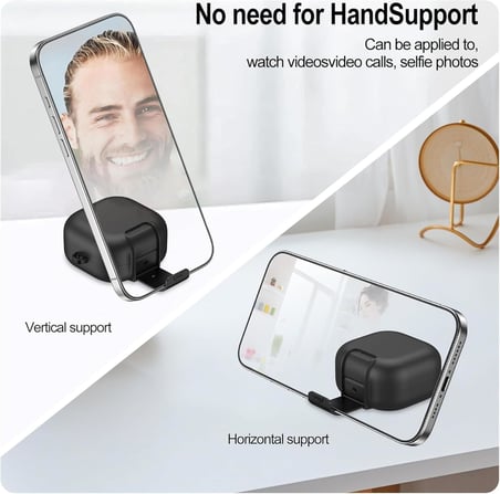 Samsung Galaxy Buds 4 için ve Buds 4 Pro ile Uyumlu Kılıf Güvenlik Kilitli Panzer Telefon Standlı Kulaklık Koruyucu Kapak Anahtarlıklı Kaymaz Soft Dokulu (Siyah, Galaxy Buds 4 Pro)