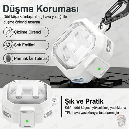 [Urban-Carbon] Samsung Galaxy Buds4 Pro/Buds 4 için Kılıf [Güvenlik Kilit Tasarımlı] Tam Koruma Sağlayan Galaxy Buds4 Kulaklık Kılıfı Karbon Fiber Dokulu Samsung Buds 4 Pro Kılıfı (Beyaz)