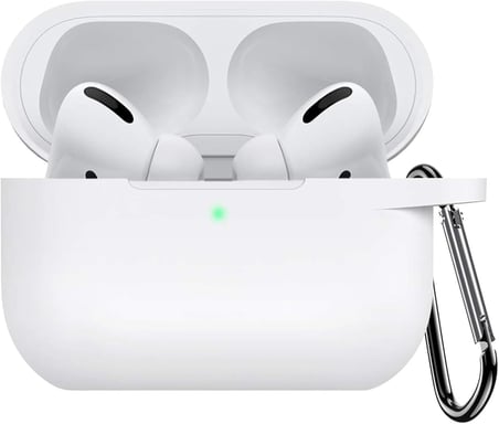 Airpods Pro Lansman Silikon Kılıf (Beyaz)