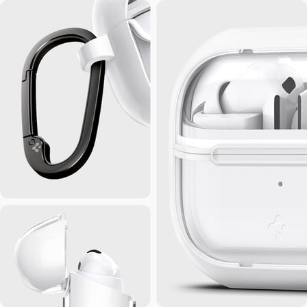 Galaxy Buds 3 Pro/Buds 3 ile Uyumlu Kılıf Ultra Hybrid Jet White - ACS08431