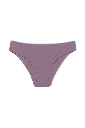 HNX 3'lü Pamuklu Fitilli Doku Kadın Slip Külot