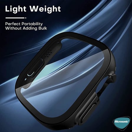 Apple Watch Ultra 2 Kılıf Clear Premium WatchBand Şeffaf [Watch Ultra 2 ile Uyumlu Kordon - Şeffaf]