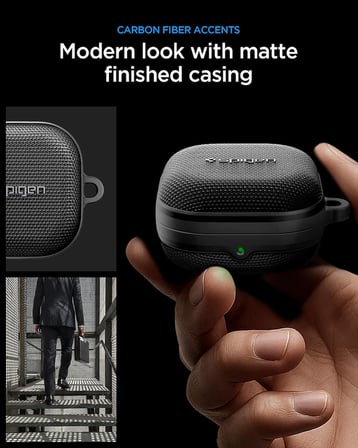 Galaxy Buds4 / 4 Pro ile Uyumlu Kılıf Classic Fit Black - ACS11203