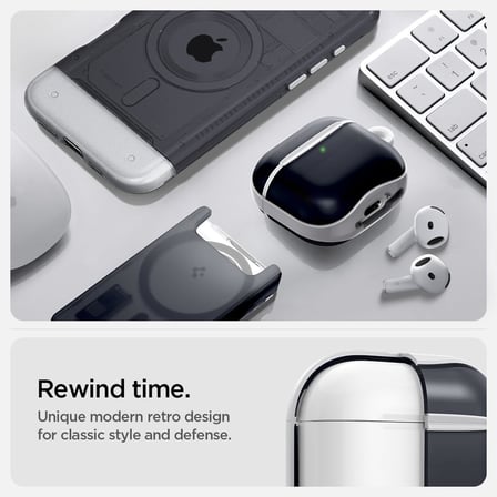 AirPods 5/4 ile Uyumlu Kılıf Classic C1 Graphite - ACS08645