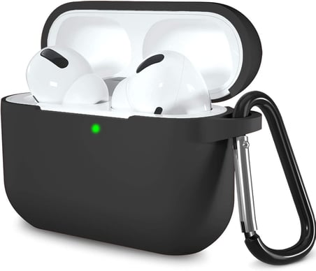 Airpods Pro 3 Nesil İle Uyumlu Sert Likit Silikon Kilif – Kolay Temizlenebilir, [Bpa Free] Astar Kapli İ̇C Yuzey Kapak, Dusmeye Karsi Tam Koruma, Kablosuz Sarj Uyumu Siyah