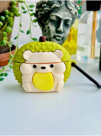 Airpods Pro - Pro2 ile Uyumlu Tasarımlı Kalın Silikon Koruyucu Kılıf - Kirpi