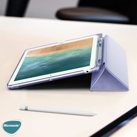 Xiaomi Pad 7 Pro için Kılıf Origami Pencil Lila [Pad 7 Pro ile Uyumlu Kılıf - Lila]