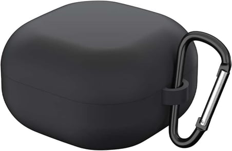 Galaxy Buds 4 Pro Kılıf Askı Aparatlı Mat Silikon Siyah