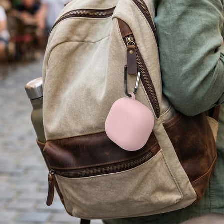 Galaxy Buds 4 Pro Kılıf Askı Aparatlı Mat Silikon Siyah