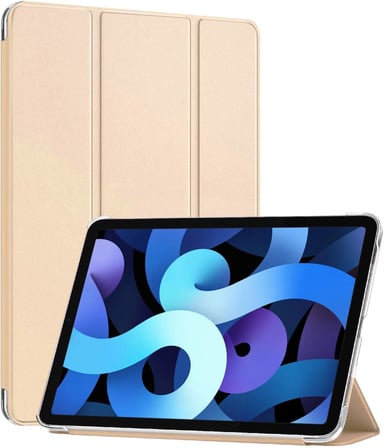 Apple iPad Air 13 2024 Kılıf (A2898-A2899) Slim Translucent Back Smart Cover Gold [iPad Air 13 2024 ile Uyumlu Kılıf - Gold]