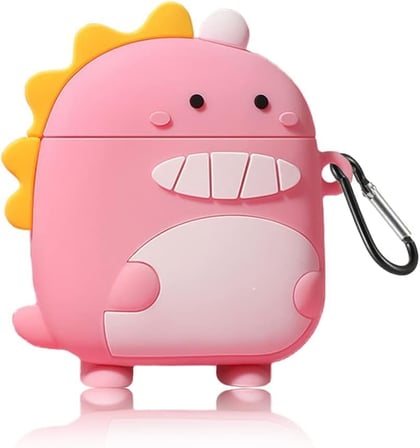 Samsung Galaxy Buds 4 ile uyumlu/Buds 4 Pro için True Wireless Earbuds Sert Kulaklık Kılıfı Yumuşak Soft Dokunuş Karakter Görünümlü Cartoon Kılıf (Pink Monster, Galaxy Buds 4)