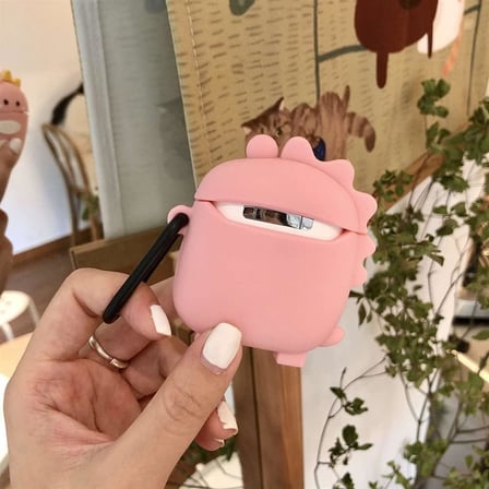 Samsung Galaxy Buds 4 ile uyumlu/Buds 4 Pro için True Wireless Earbuds Sert Kulaklık Kılıfı Yumuşak Soft Dokunuş Karakter Görünümlü Cartoon Kılıf (Pink Monster, Galaxy Buds 4)