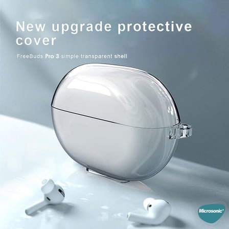 Huawei FreeBuds Pro 4 Kılıf Transparent Clear Soft Şeffaf [FreeBuds Pro 4 ile Uyumlu Kılıf - Şeffaf]