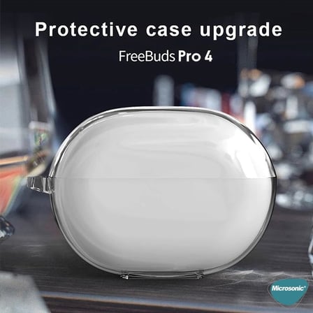 Huawei FreeBuds Pro 4 Kılıf Transparent Clear Soft Şeffaf [FreeBuds Pro 4 ile Uyumlu Kılıf - Şeffaf]