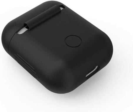 Apple ile uyumlu Airpods Standart Silikon Kılıf Siyah