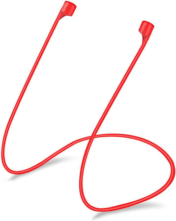 Airpods 4.Nesil/ANC Manyetik Mıknatıslı Kulaklık İpi Kırmızı [AirPods 4 ile Uyumlu Kılıf - Kırmızı]