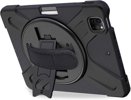 Apple iPad Pro 11 2024 Kılıf (A2836-A2837) Heavy Defender Siyah [iPad Pro 11 2024 ile Uyumlu Kılıf - Siyah]