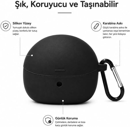 HUAWEI FreeClip 2 S ile uyumlu Kulaklık Kılıf Darbeye Dayanıklı Silikon Yumuşak Koruyucu Toz ve Kirden Koruyan HUAWEI FreeClip 2 S ile uyumlu Kulaklık Kılıfı Lacivert