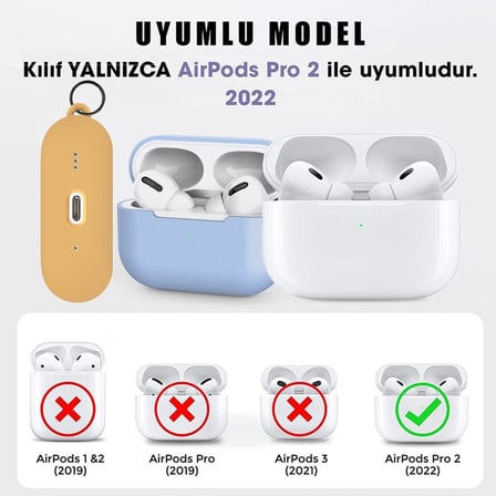 AirPods Pro 2.Nesil için Kılıf Litchi Texture Siyah [AirPods Pro 2. Nesil ile Uyumlu Kılıf - Siyah]