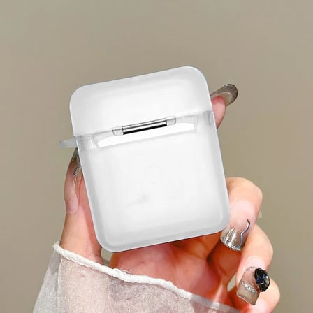AirPods 1. Nesil / 2. Nesil için Kılıf Glitter Shiny Pembe [AirPods 1/2 ile Uyumlu Kılıf - Pembe]