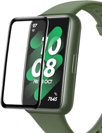 Huawei Band 9 Tam Kaplayan Nano Cam Ekran Koruyucu Siyah [Band 9 ile Uyumlu Ekran Koruyucu - Siyah]