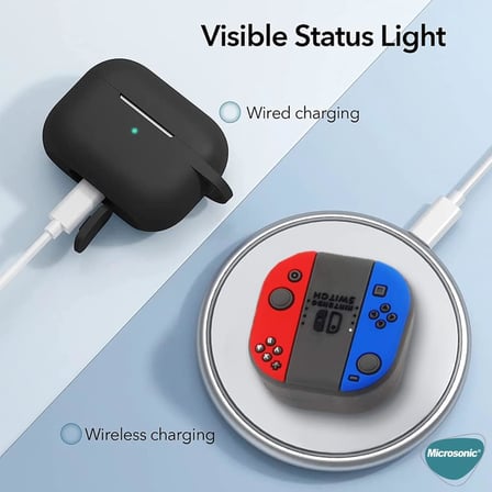 Samsung Galaxy Buds Core Kılıf Cartoon Figürlü Silikon Crtn-Fgr-Frnc-Bldg-Syh [Galaxy Buds Core ile Uyumlu Kılıf - Siyah]