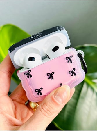 Airpods 3. Nesil ile Uyumlu Baskılı Tasarım Kalın Silikon Koruyucu Kılıf - Baskıminikurdele