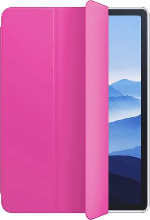 Apple iPad Air 11 2025 Kılıf (A3266-A3267) Slim Translucent Back Smart Cover Pembe [iPad Air 11 2025 ile Uyumlu Kılıf - Pembe]