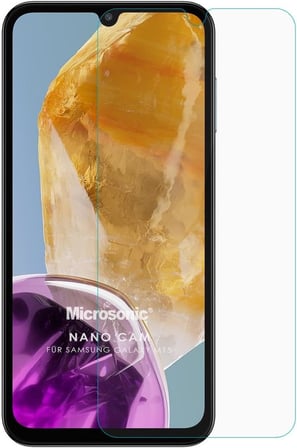 Samsung Galaxy M15 Nano Glass Cam Ekran Koruyucu [Galaxy M15 ile Uyumlu Ekran Koruyucu - Şeffaf]