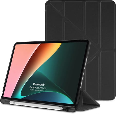 Xiaomi Redmi Pad SE 8.7 Kılıf Origami Pencil Siyah [Redmi Pad SE 8.7 ile Uyumlu Kılıf - Siyah]