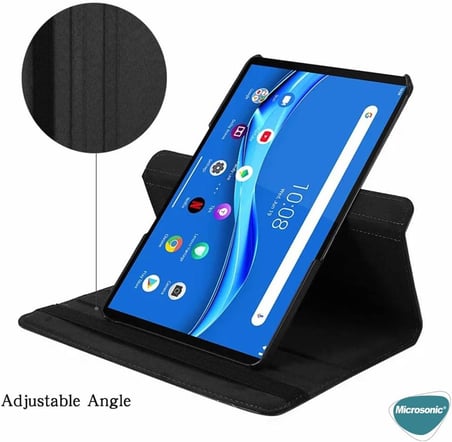 Lenovo Tab P11 Pro 2.Nesil için Kılıf (ZAB50094TR) 360 Rotating Stand Deri [Tab P11 Pro 2.Nesil ile Uyumlu Kılıf - Kırmızı]