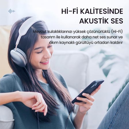 Type-C to 3.5mm Kulaklık Dönüştürücü Çevirici Adaptör